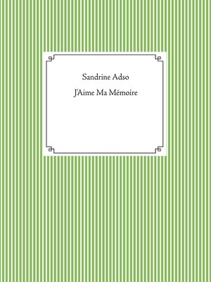 cover image of J'Aime Ma Mémoire